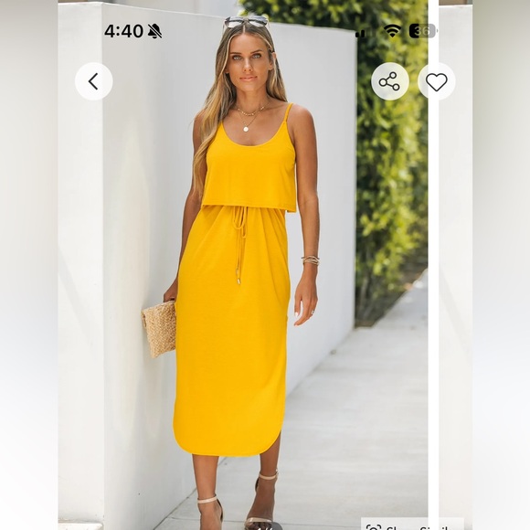 Yellow dress - Picture 2 of 2